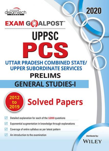 UPPSC PCS Exam Goalpost Prelims General Studies-I 2012 to 2019 Solved Papers