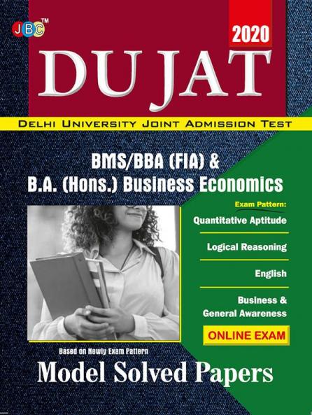 DU JAT Model Solved Papers