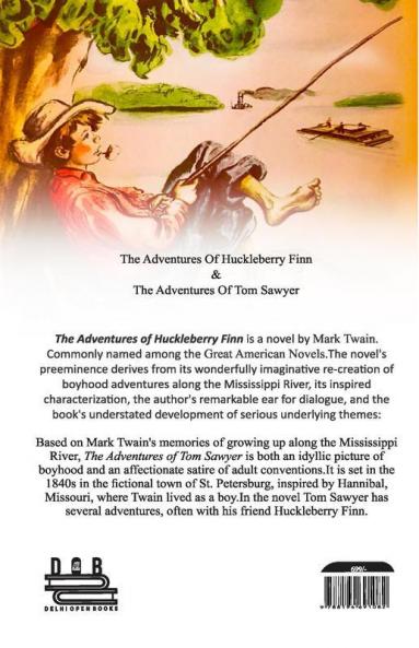 The Adventures Of Tom Sawyer & The Adventures Of Huckleberry Finn: Set Of 2 Books