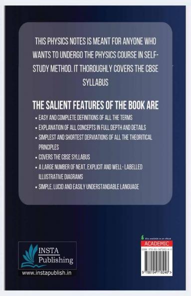 CBSE Physics Notes Class XI