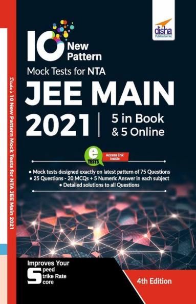 10 NTA JEE Main New Pattern Mock Tests - 5 Online + 5 in Book (75 Question per Test) 4th Edition