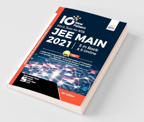 10 NTA JEE Main New Pattern Mock Tests - 5 Online + 5 in Book (75 Question per Test) 4th Edition