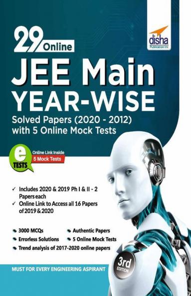 29 Online JEE Main Year-wise Solved Papers (2020 - 2012) with 5 Online Mock Tests 3rd Edition