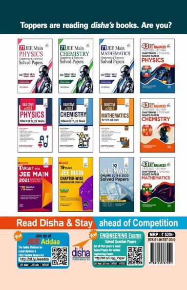 29 Online JEE Main Year-wise Solved Papers (2020 - 2012) with 5 Online Mock Tests 3rd Edition