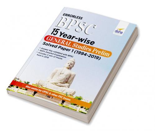 Errorless BPSC 15 Year-wise General Studies Prelim Solved Paper 1 (2004 - 2019)