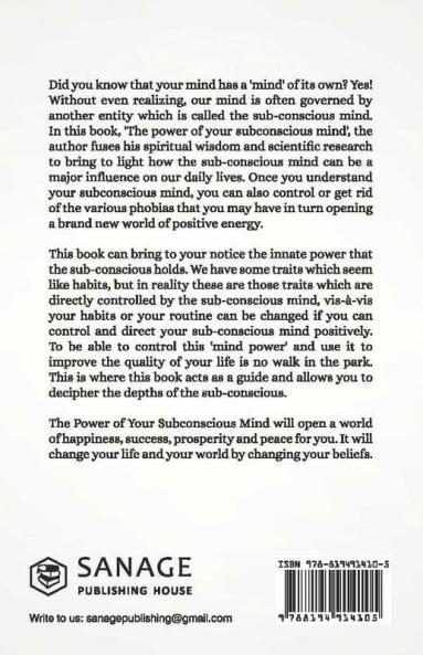 The Power Of Your Subconscious Mind