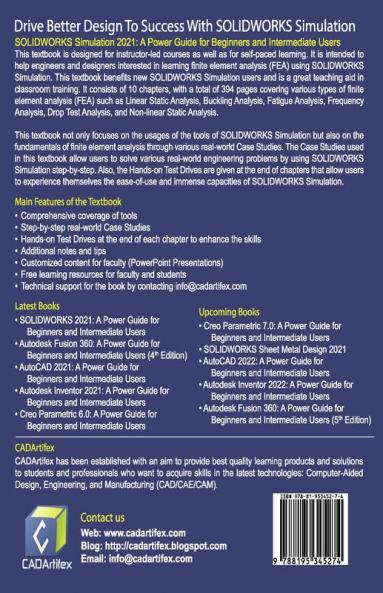SOLIDWORKS Simulation 2021: A Power Guide for Beginners and Intermediate Users