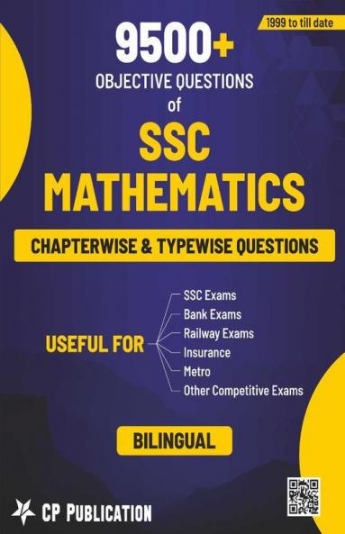 SSC Mathematics 19992020 Typewise Questions 9500+ Objective Questions [Bilingual]