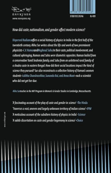 Dispersed Radiance: Caste Gender and Modern Science in India