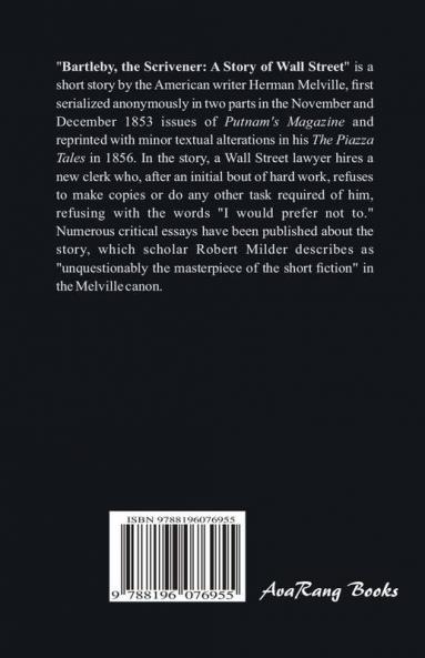 BARTLEBY THE SCRIVENER