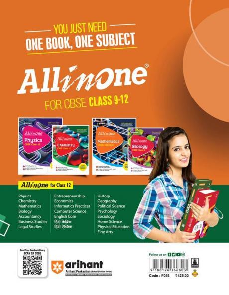 Arihant CBSE Chapterwise Solved Papers 2023-2010 Physics Class 12th