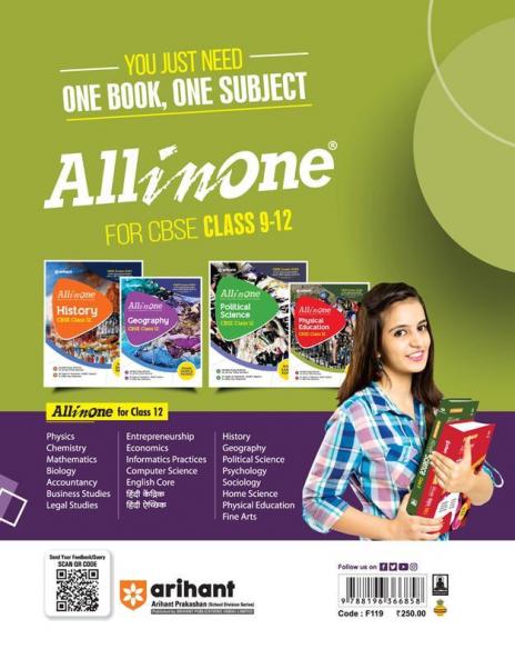 Arihant CBSE Chapterwise Solved Papers 2023-2011 Geography Class 12th