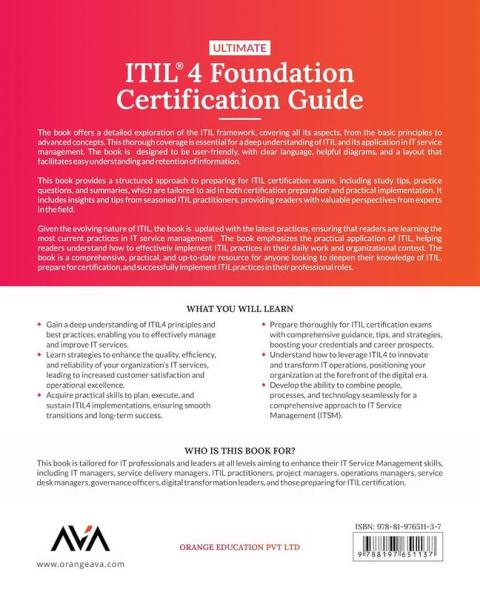 Ultimate ITIL® 4 Foundation Certification Guide