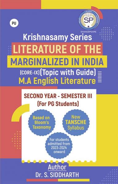 Krishnasamy Series LITERATURE OF THE MARGINALIZED IN INDIA