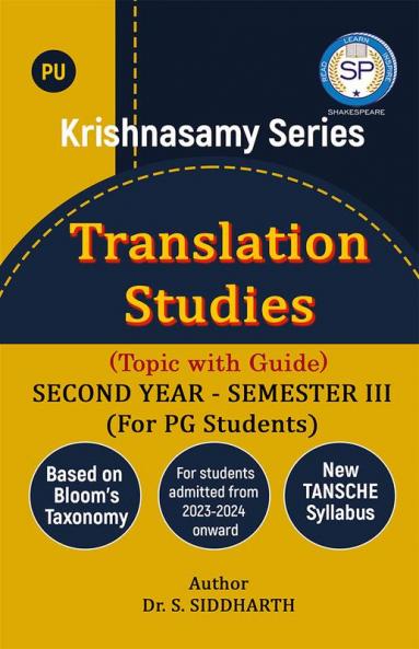 Krishnasamy Series Translation Studies