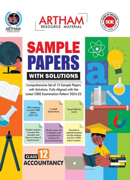 Set of 15 Sample Papers with Solutions Class 12 Accountancy