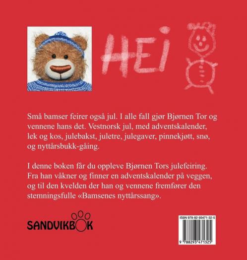 Bjørnen Tor feirer jul
