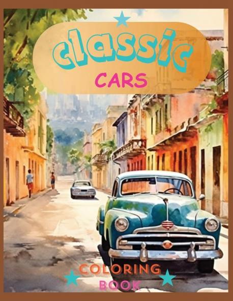 Classic Cars Colorin Book