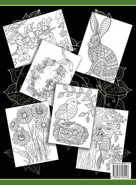 Adult Coloring Book: 30 Spring Blooms Coloring Pages: 1 (Colorful Seasons)