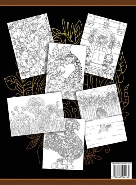 Adult Coloring Book: 30 Autumn Falls Coloring Pages (Colorful Seasons)