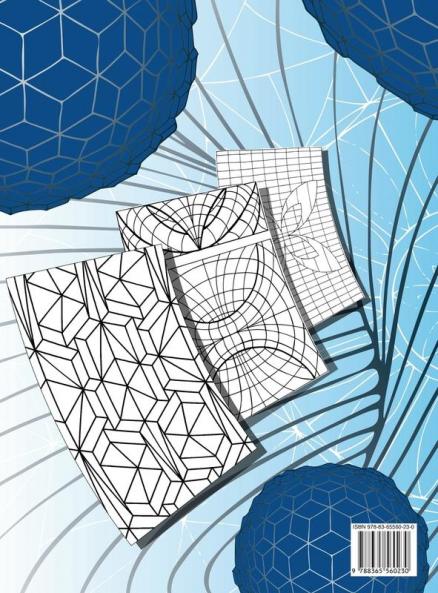 Three Dimensions Adult Coloring Book