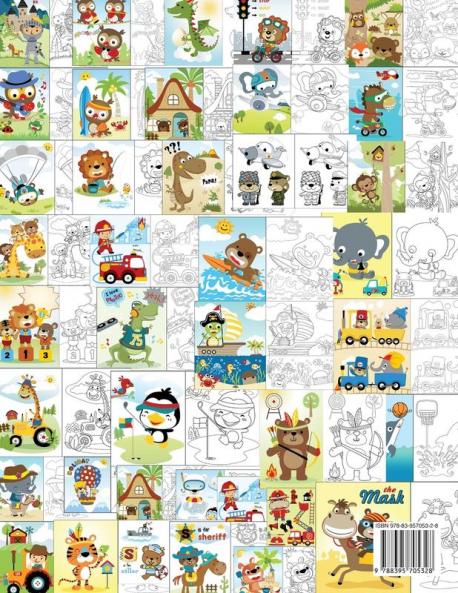 My First Awesome Coloring Book for Boys