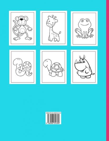 Animal coloring book for kids