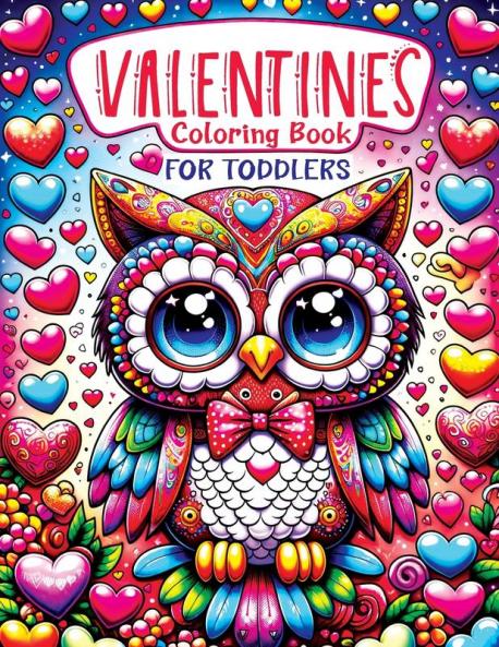 Valentines Coloring Book for Toddlers