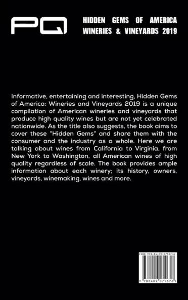 Hidden Gems of America: Wineries & Vineyards 2019
