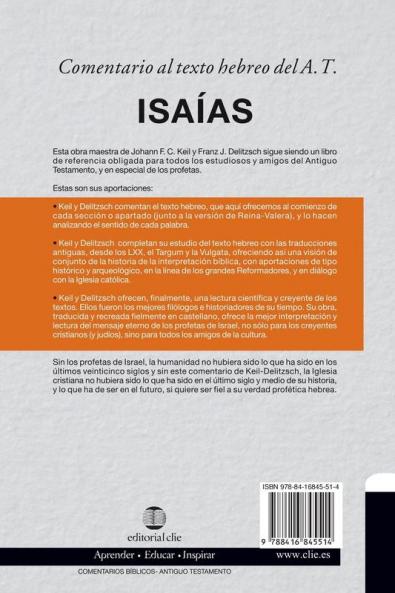 Comentario al texto hebreo del Antiguo Testamento - Isaías