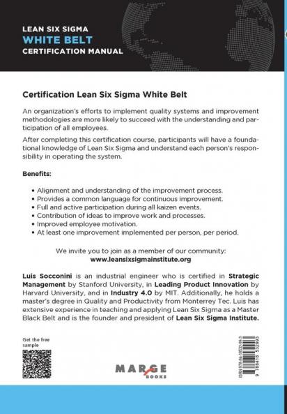 Lean Six Sigma White Belt. Certification Manual