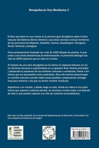 Las plantas silvestres del Sistema Ibérico Oriental y su entorno