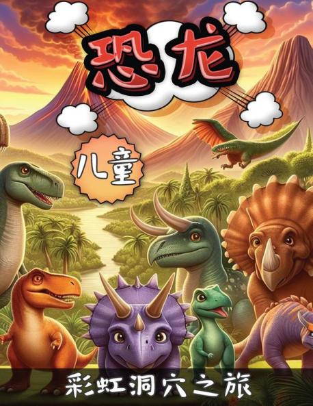 儿童恐龙: 彩虹洞穴之旅 (Chinese Edition)