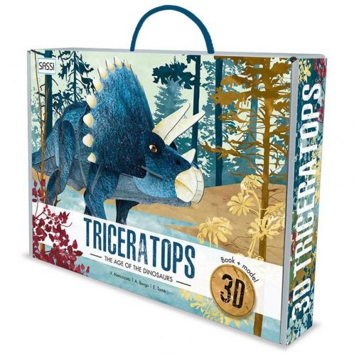 3D MODELS - TRICERATOPS. THE AGE OF THE DINOSAURS