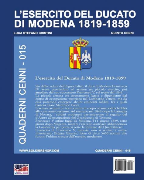 L'esercito del Ducato di Modena 1819-1859: Volume 2: 15 (Quaderni Cenni)