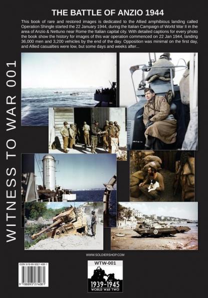 The battle of Anzio: Operation Shingle January-June 1944 (Witness to War)