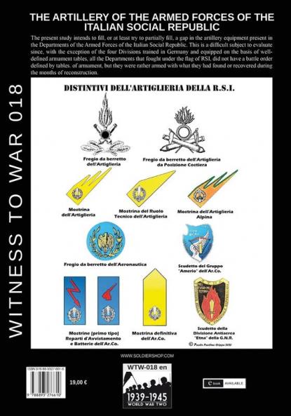 The artillery of the Armed Forces of the Italian Social Republic: 18 (Witness to War)