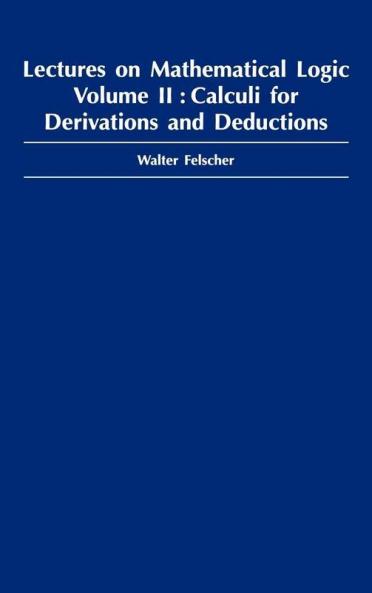 Lectures on Mathematical Logic Volume II