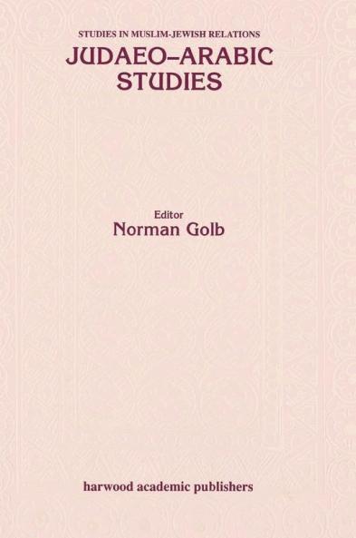 Judaeo Arabic Studies