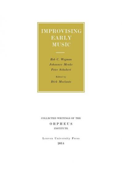 Improvising Early Music