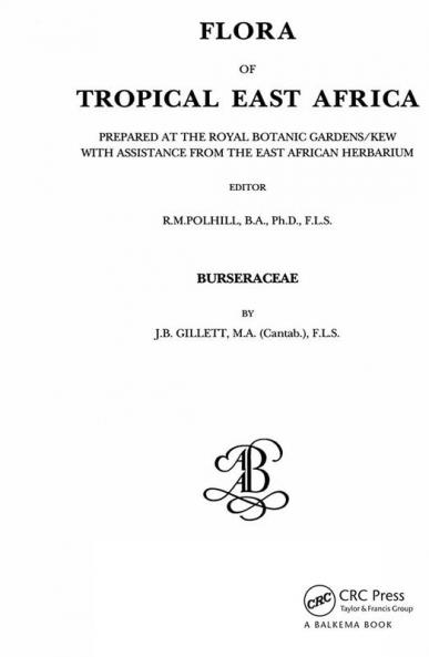 Flora of Tropical East Africa