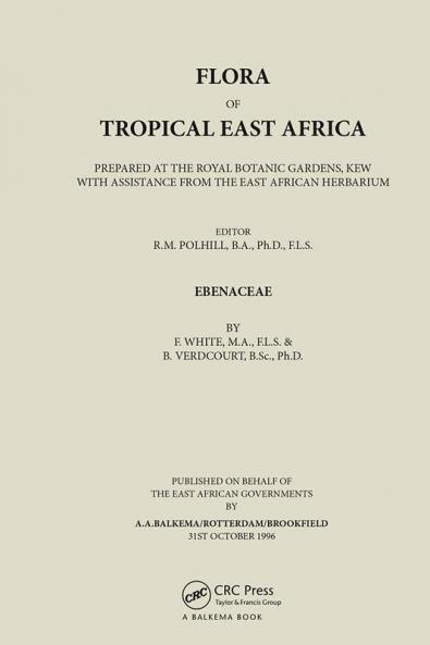 Flora of Tropical East Africa - Ebenaceae (1996)