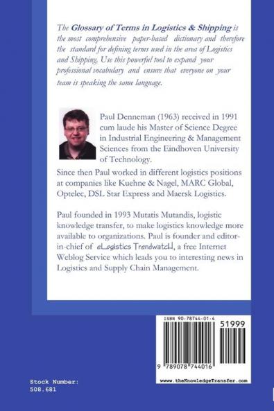 Glossary of Terms in Logistics & Shipping