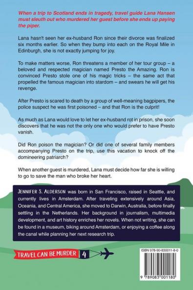 Death by Bagpipes: A Summer Murder in Edinburgh: 4 (Travel Can Be Murder Cozy Mystery)