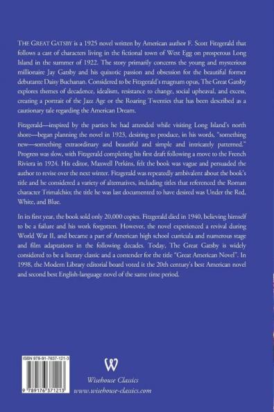 The Great Gatsby (Wisehouse Classics Edition)