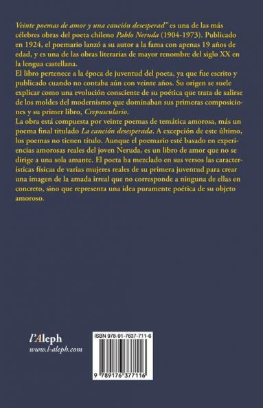 Veinte poemas de amor y una canción desesperada