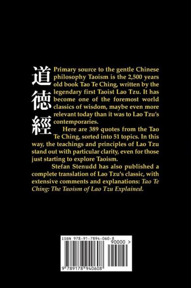 Tao Quotes: The Ancient Wisdom of the Tao Te Ching by Lao Tzu