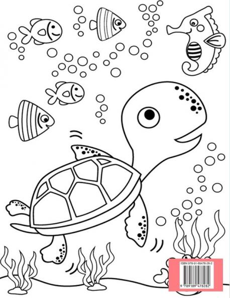 Under the Sea Coloring Book: Activity Book for Kids