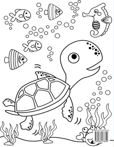 Unter dem Meer Malbuch: Aktivitätsbuch für Kinder