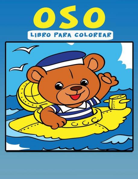 Libro para Colorear de Osos: Libro de actividades para niños